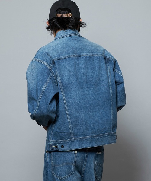 Lee(リー)の「【101 101周年記念特別モデル】ANNIVERSARY 101-J RIDERS JACKET デニムジャケット セットアップ可(デニムパンツ・メンズ・ブルー・X-LARGE/LARGE/MEDIUM/SMALL)」の5枚目の写真
