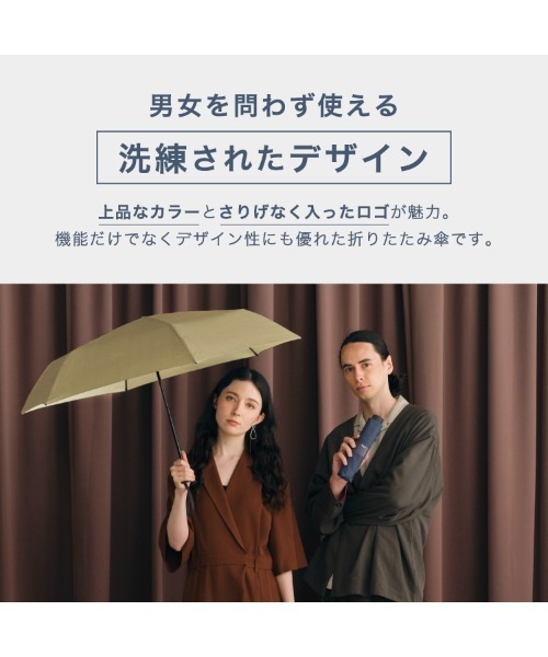 Wpc.(ダブリュピーシー)の「Wpc. classic SHAPE-MEMORY UMBRELLA 雨傘 折りたたみ 形状記憶(折りたたみ傘・メンズ・ネイビー/ベージュ/ブラック/ブルーグレー・FREE)」の10枚目の写真