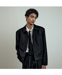 LMOOD（エルムード）の「Elberton Wool Blend Jacket Twill Black（MA-1・メンズ）」
