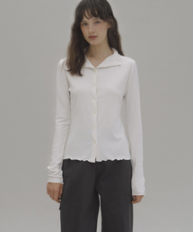 Pomi pleats blouse (ivory)
