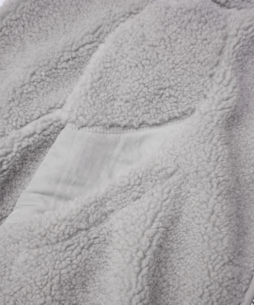 SAINTPAIN(セイントペイン)の「SP シェルパフリースジャケット グレー(その他アウター・レディース・その他・MEDIUM/LARGE)」の4枚目の写真