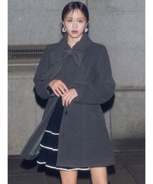 RESEXXY | 【追加生産分】ビッグリボンミディコート(その他アウター)