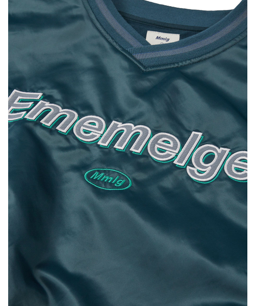 MMLG（エムエムエルジー）の「[Mmlg] EM SATIN SPORTS PULLOVER (DEEP TURQUOISE)（スウェット・レディース・その他・LARGE/X-LARGE/SMALL/MEDIUM）」の4枚目の写真