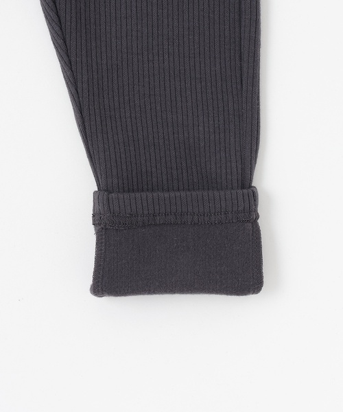 petit main（プティマイン）の「【裏起毛】バックフリルレギンス（レギンス/スパッツ・キッズ・ライトベージュ/モカ/チャコール/ブルー/アイボリー/スモークピンク・100cm/90cm/120cm/80ｃｍ/110cm）」の12枚目の写真