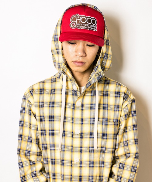 Chocolate Jesus (チョコレートジーザス )の「CJ HOODED SHIRT(シャツ/ブラウス・メンズ・ホワイト/イエロー/ベージュ・X-LARGE/LARGE/MEDIUM/SMALL)」の12枚目の写真