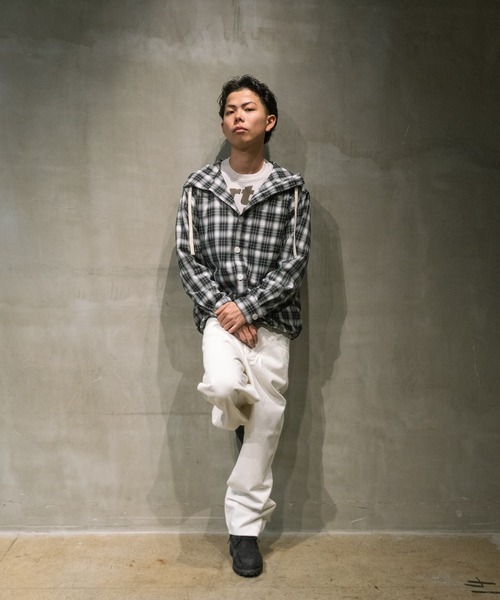 Chocolate Jesus (チョコレートジーザス )の「CJ HOODED SHIRT(シャツ/ブラウス・メンズ・ホワイト/イエロー/ベージュ・X-LARGE/LARGE/MEDIUM/SMALL)」の16枚目の写真