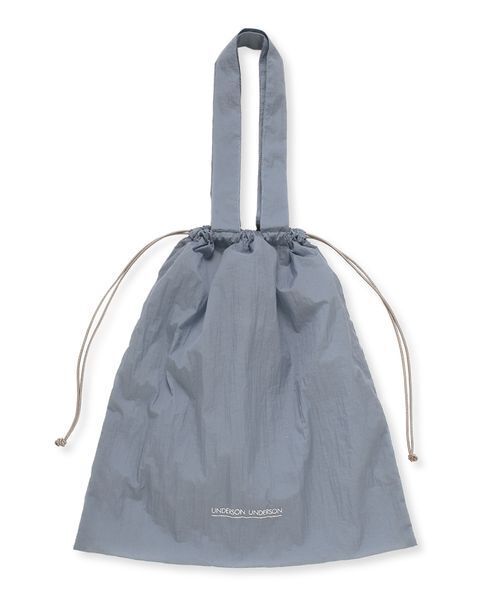 UNDERSON UNDERSON(アンダーソン アンダーソン)の「シアー巾着BAG(ハンドバッグ・レディース・レッド/ブルー/ブラック・F)」の3枚目の写真