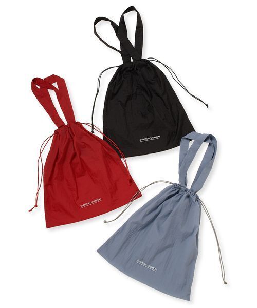 UNDERSON UNDERSON(アンダーソン アンダーソン)の「シアー巾着BAG(ハンドバッグ・レディース・レッド/ブルー/ブラック・F)」の7枚目の写真