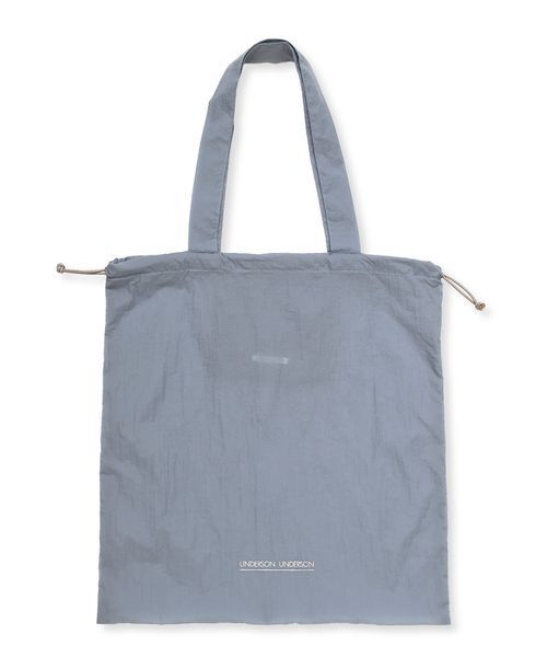 UNDERSON UNDERSON(アンダーソン アンダーソン)の「シアー巾着BAG(ハンドバッグ・レディース・レッド/ブルー/ブラック・F)」の8枚目の写真