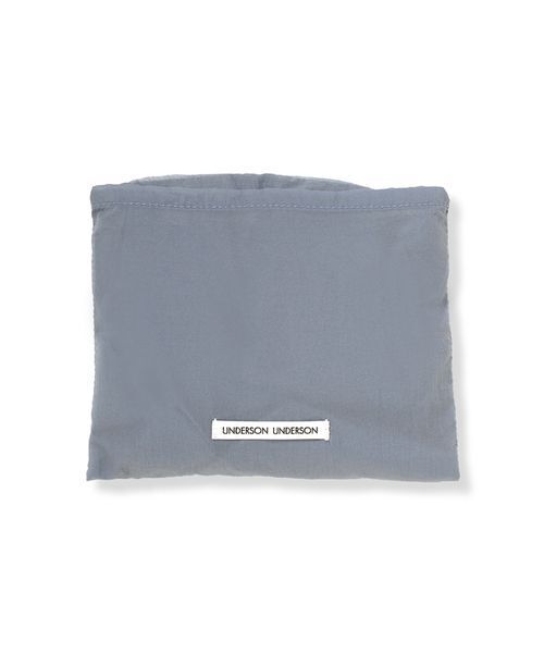 UNDERSON UNDERSON(アンダーソン アンダーソン)の「シアー巾着BAG(ハンドバッグ・レディース・レッド/ブルー/ブラック・F)」の4枚目の写真