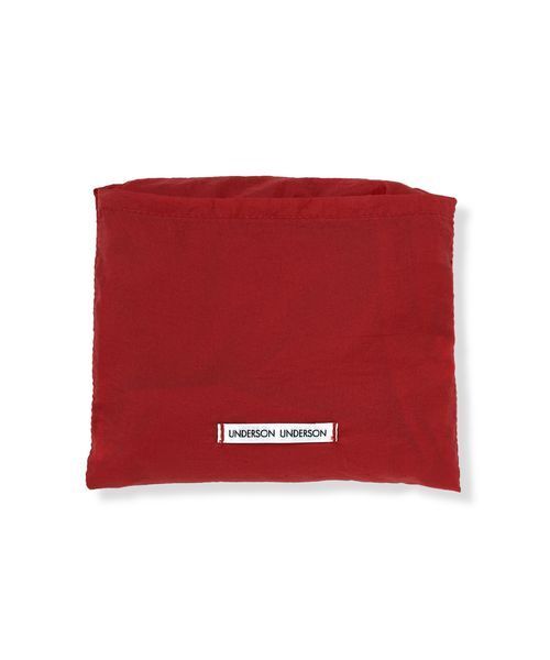 UNDERSON UNDERSON(アンダーソン アンダーソン)の「シアー巾着BAG(ハンドバッグ・レディース・レッド/ブルー/ブラック・F)」の6枚目の写真