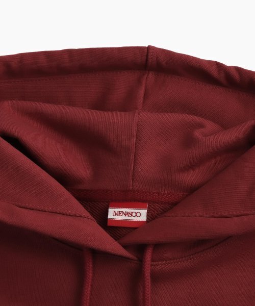 MENASOO(ミナス)の「UNISEX CIRCLE LOGO HOODIE_RED(パーカー・レディース・レッド・1/2)」の11枚目の写真