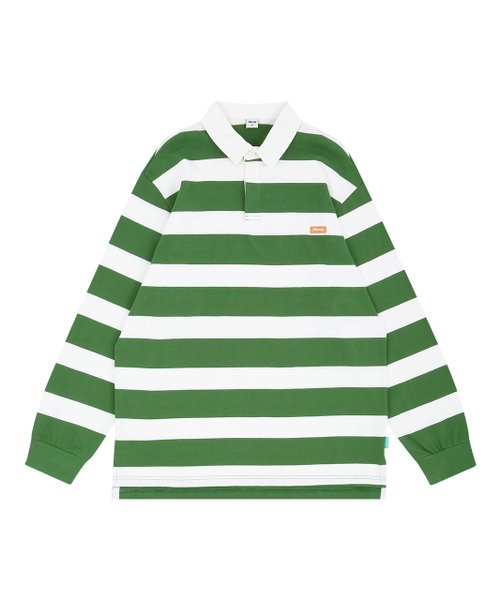 Mmlg STANDARD RUGBY SHIRT (зелёный/белый)