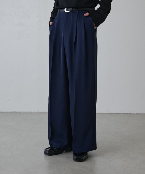 Lui's(ルイス)の「フレンチツイルワイドスラックス(スラックス・メンズ・ブラック・S)」の8枚目の写真