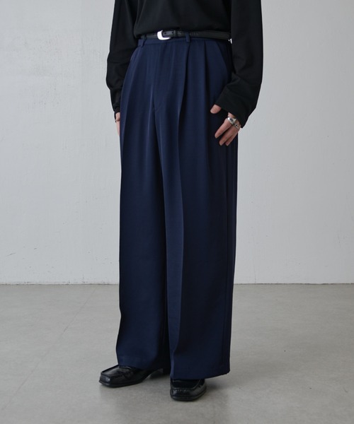 Lui's(ルイス)の「フレンチツイルワイドスラックス(スラックス・メンズ・ブラック・S)」の9枚目の写真