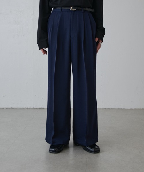 Lui's(ルイス)の「フレンチツイルワイドスラックス(スラックス・メンズ・ブラック・S)」の7枚目の写真