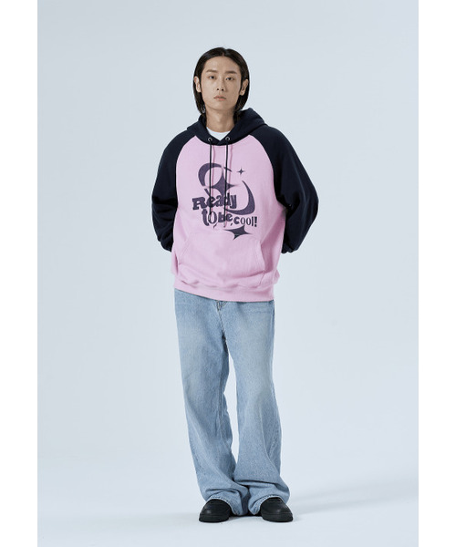 GAINSBORO（ゲインズボロ）の「レディトゥビー フードパーカー_ピンク/ネイビー（パーカー・メンズ・その他・LARGE/MEDIUM/SMALL/X-LARGE）」の4枚目の写真