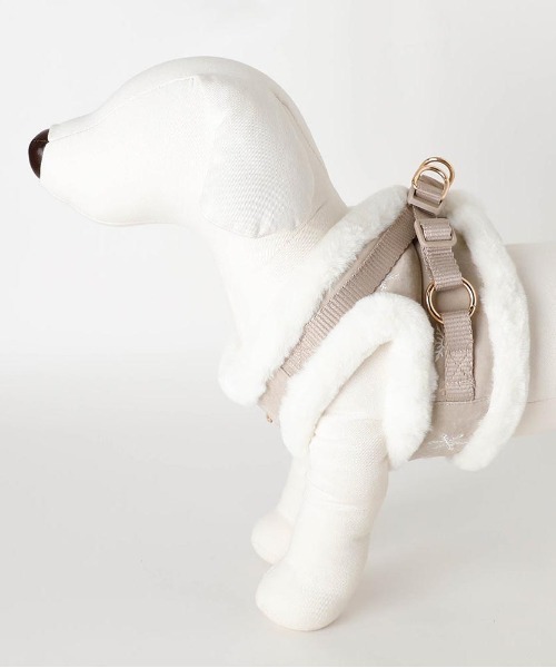 スノー刺繍ハーネス+リードSET【ワンタッチ着脱・サイズ調整可能】 セール】スノー刺繍ハーネス+リードSET【ワンタッチ着脱・サイズ調整