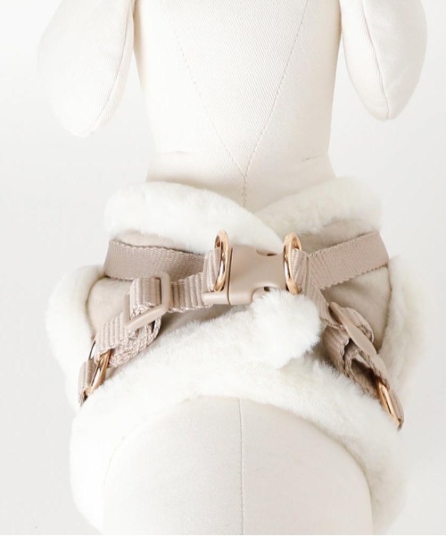 スノー刺繍ハーネス+リードSET【ワンタッチ着脱・サイズ調整可能】 セール】スノー刺繍ハーネス+リードSET【ワンタッチ着脱・サイズ調整