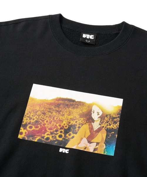 FTC（エフティーシー）の「FTC x SAMURAI CHAMPLOO |            SUN FLOWER CREW NECK（スウェット・メンズ・グレー/ブラック・SMALL/MEDIUM/LARGE/X-LARGE）」の4枚目の写真