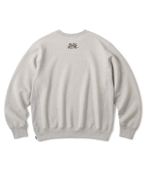FTC（エフティーシー）の「FTC x SAMURAI CHAMPLOO |            SUN FLOWER CREW NECK（スウェット・メンズ・グレー/ブラック・SMALL/MEDIUM/LARGE/X-LARGE）」の7枚目の写真