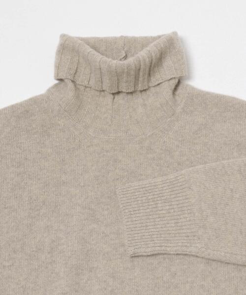 かぐれ（カグレ）の「ハミルトンタートルニット（ニット/セーター・レディース・オートミール/レッド/チャコールグレー・FREE）」の10枚目の写真