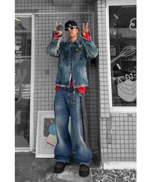 ROARINGRAD(ロアリングラド)の「ディストロイドトラッカーデニムジャケット(デニムジャケット・メンズ・その他・MEDIUM)」の10枚目の写真