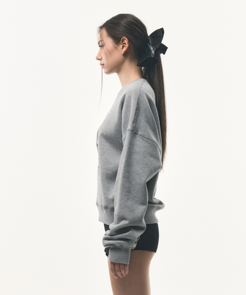 FOR THE WEATHER(フォーザウェザー)の「スタッズローズスウェットシャツ(メランジグレー)(スウェット・レディース・その他・ONE SIZE)」の3枚目の写真