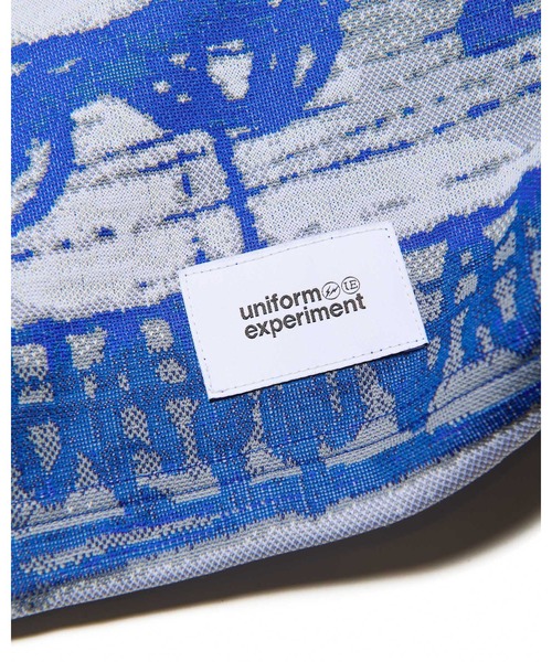 uniform experiment(ユニフォームエクスペリメント)の「MICHAEL CHERNO: SKETCH HEM CORD TEE(Tシャツ/カットソー・メンズ・ブルー・5/4/3/2/1)」の6枚目の写真