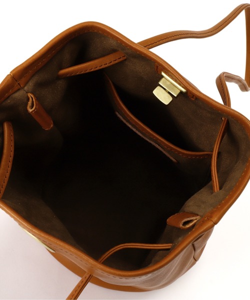 SLOW(スロウ)の「SLOW(スロウ)bono-twist bon sac tote S-858S04L【2026年春夏入荷モデル】(ショルダーバッグ・メンズ・ブラック/モカ・F)」の3枚目の写真