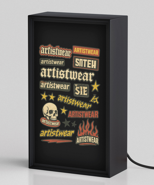 ARTISTWEAR（アーティストウェア）の「[ATW] スティッカーバムイージーフード（パーカー・レディース・グレー/ブラック・MEDIUM/LARGE/X-LARGE/XX-LARGE）」の6枚目の写真