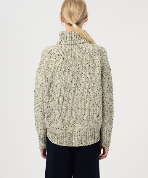 セサミメランジ タートルネックプルオーバー（ニット/セーター