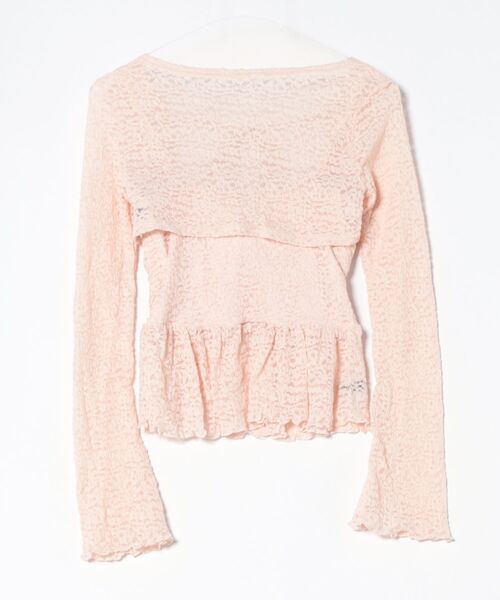 VIBGYOR(ヴィブジョー)の「【LAMPOON】レースボレロアンサンブル(アンサンブル・レディース・ホワイト/ピンク・MEDIUM/LARGE/SMALL)」の12枚目の写真