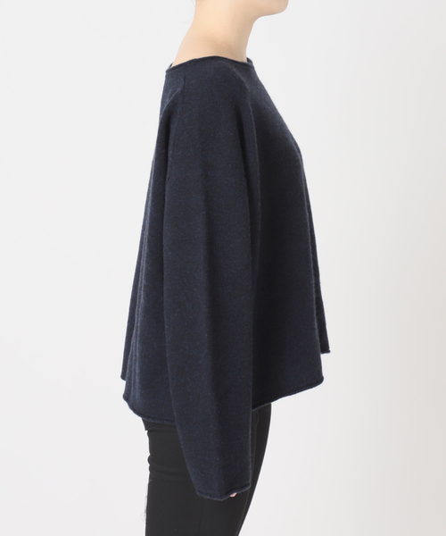 JOURNAL STANDARD（ジャーナルスタンダード）の「MUSIC クルーネックプルオーバー（ニット/セーター・レディース・ブラウン/アーミー/ネイビー/ブルー・FREE）」の15枚目の写真