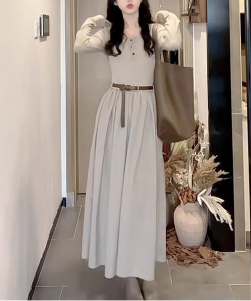 Flugge(フラッジー)の「フレアロングワンピース(ワンピース・レディース・ブラウン・MEDIUM/LARGE)」の8枚目の写真