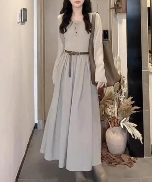 Flugge(フラッジー)の「フレアロングワンピース(ワンピース・レディース・ブラウン・MEDIUM/LARGE)」の5枚目の写真