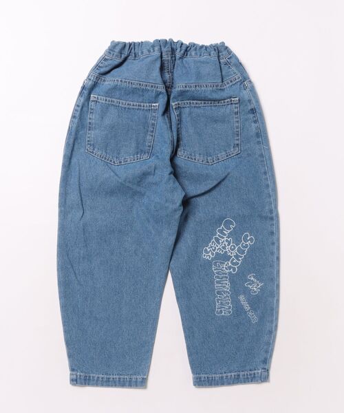 GROOVY COLORS(グルービーカラーズ)の「8oz Denim Graffiti Ballooned Long Pants(その他パンツ・キッズ・ブルー・115)」の3枚目の写真