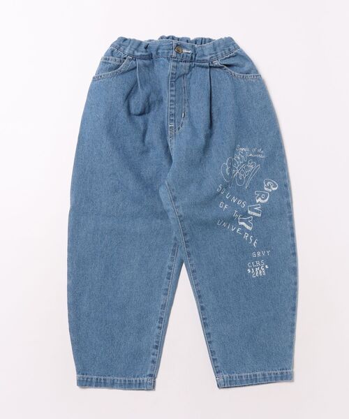 GROOVY COLORS(グルービーカラーズ)の「8oz Denim Graffiti Ballooned Long Pants(その他パンツ・キッズ・ブルー・115)」の2枚目の写真
