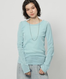 niko and... | シアーベロアプルオーバー(Tシャツ/カットソー)