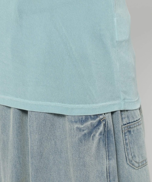 niko and...（ニコアンド）の「シアーベロアプルオーバー（Tシャツ/カットソー・レディース・サックスブルー/アイボリー/ライトグリーン・FREE）」の19枚目の写真