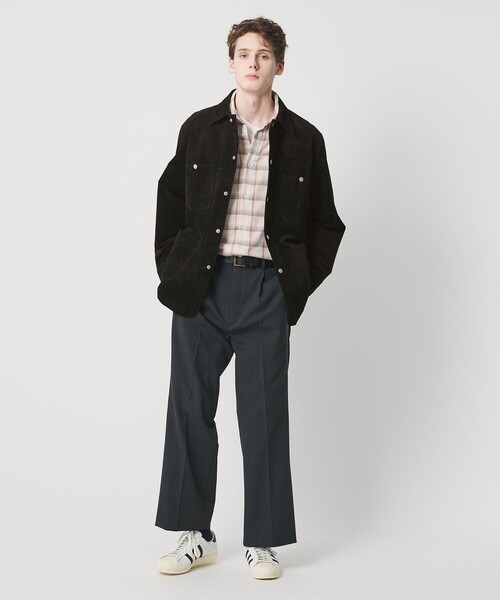 Lee（リー）の「【別注】＜Lee＞スエード ロコ ジャケット（カバーオール・メンズ・ブラック・40/42/38）」の3枚目の写真