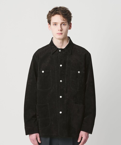 Lee（リー）の「【別注】＜Lee＞スエード ロコ ジャケット（カバーオール・メンズ・ブラック・40/42/38）」の4枚目の写真