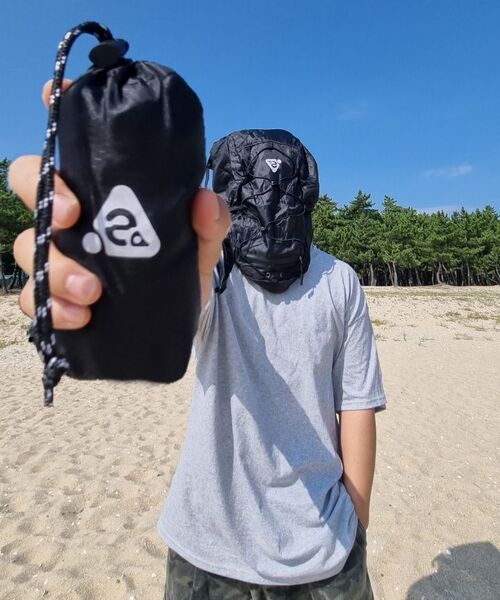 HEISAN（ハイサン）の「超軽量コンパクトポケットバッグV2 ブラック (M)（スポーツグッズ・レディース・その他・M）」の7枚目の写真