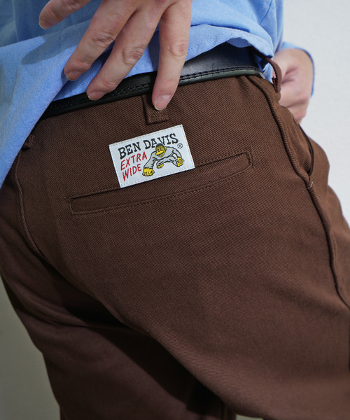 BEN DAVIS(ベンデイビス)の「BENDAVIS EXTRA WIDE C-PANTS(チノパンツ・メンズ・ネイビー系/チャコール/ベージュ/ブラウン/ブラック/アイボリー・SMALL/MEDIUM/LARGE/X-LARGE)」の22枚目の写真