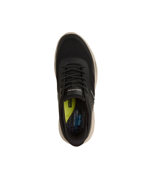 SKECHERS(スケッチャーズ)の「スケッチャーズ スリップインズ リラックスフィット ネバロ タヴォ(スニーカー・メンズ・グレー/ブラック×ブラック・25cm/25.5cm/26cm/26.5cm/27cm/27.5cm)」の7枚目の写真