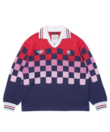 RICE NINE TEN（ライスナインテン）の「RICE NINE TEN KNITTING CHECKRD SOCCER JERSEY KN-CH-SOC（ニット/セーター）」