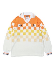 RICE NINE TEN（ライスナインテン）の「RICE NINE TEN KNITTING CHECKRD SOCCER JERSEY KN-CH-SOC（ニット/セーター）」