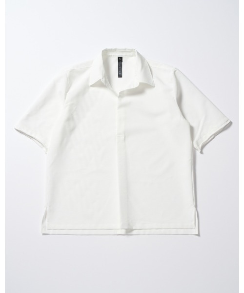 wjk（ダヴルジェイケイ）の「skipper shirt H/S（シャツ/ブラウス・メンズ・ブラック/ホワイト/ブラック×ホワイト/ネイビー・SMALL/MEDIUM/LARGE/X-LARGE）」の8枚目の写真