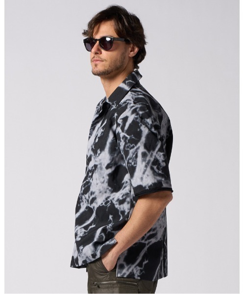 wjk（ダヴルジェイケイ）の「skipper shirt H/S（シャツ/ブラウス・メンズ・ブラック/ホワイト/ブラック×ホワイト/ネイビー・SMALL/MEDIUM/LARGE/X-LARGE）」の18枚目の写真