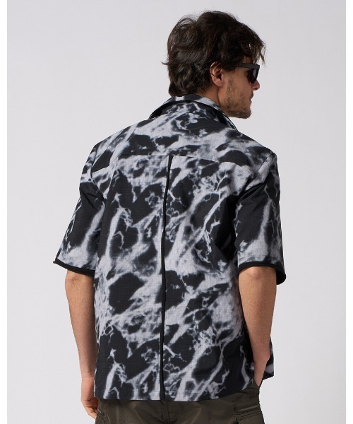 wjk（ダヴルジェイケイ）の「skipper shirt H/S（シャツ/ブラウス・メンズ・ブラック/ホワイト/ブラック×ホワイト/ネイビー・SMALL/MEDIUM/LARGE/X-LARGE）」の19枚目の写真